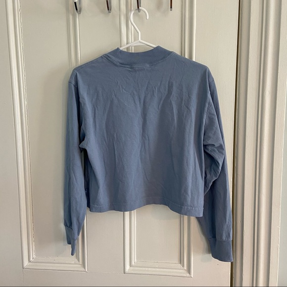 TNA Blue Mockneck Long Sleeve - XS - Picture 3 of 5